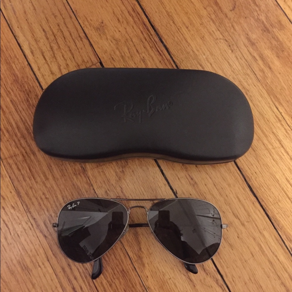 Adult Ray-Ban Aviator Polarized Sunglasses